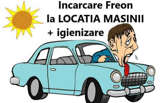 Incarcare Freon Auto la locatia masinii